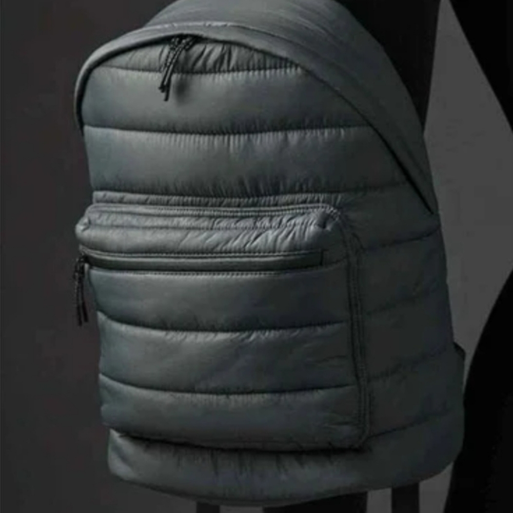 Sleek Black Backpack With Logo Patch - image 5